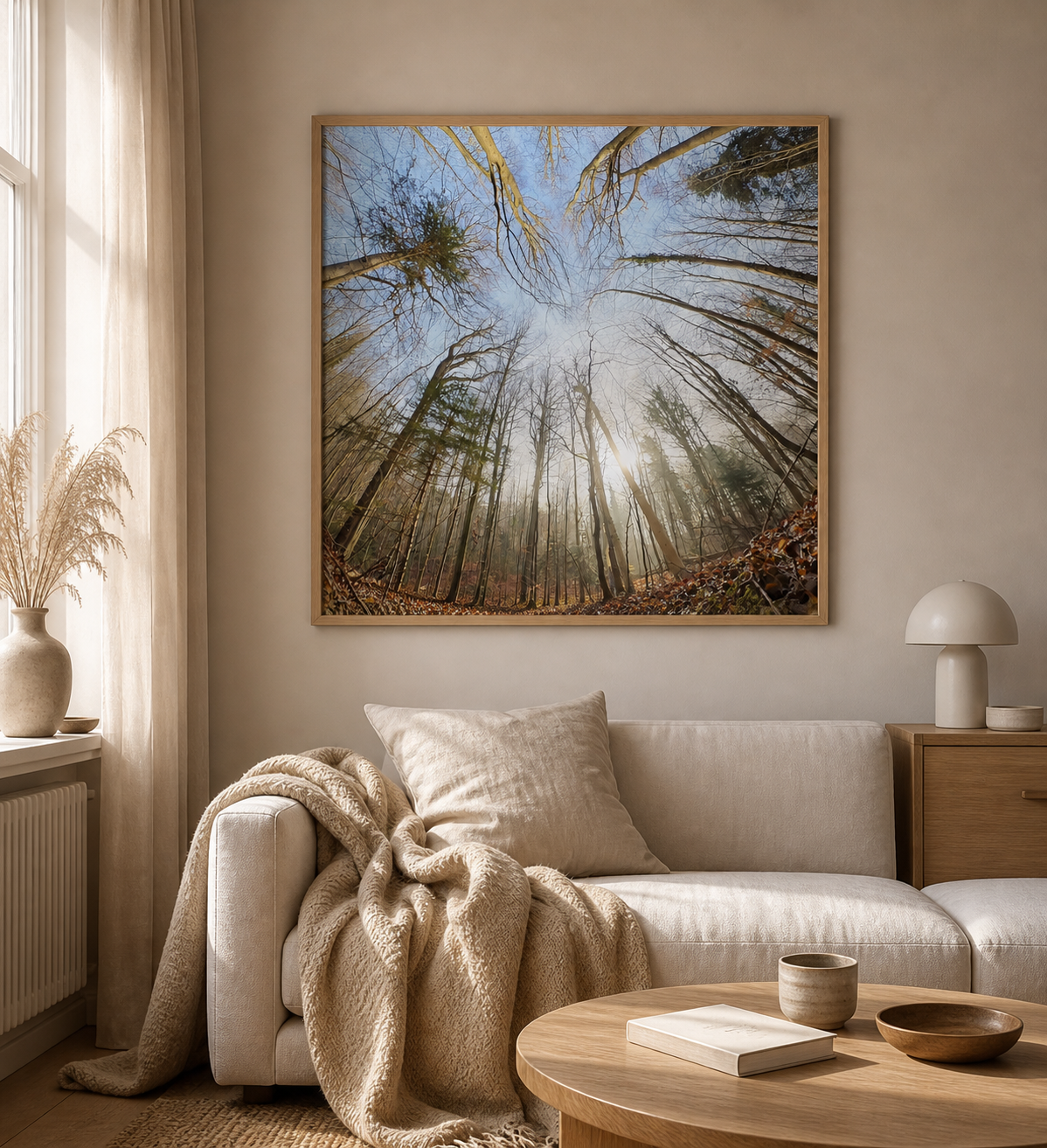 Forest Light Portal – Scandinavian forest light decor