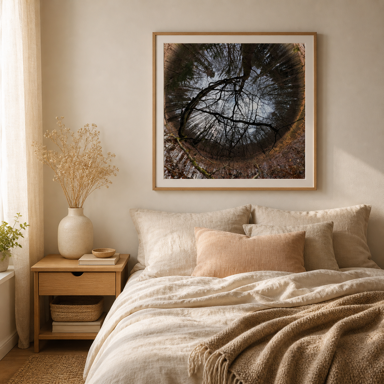 Branch Reflection Portal – Scandinavian branch wall art