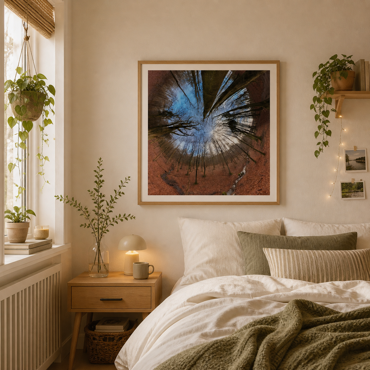 Woodland Sky Portal – Nordic woodland and sky art