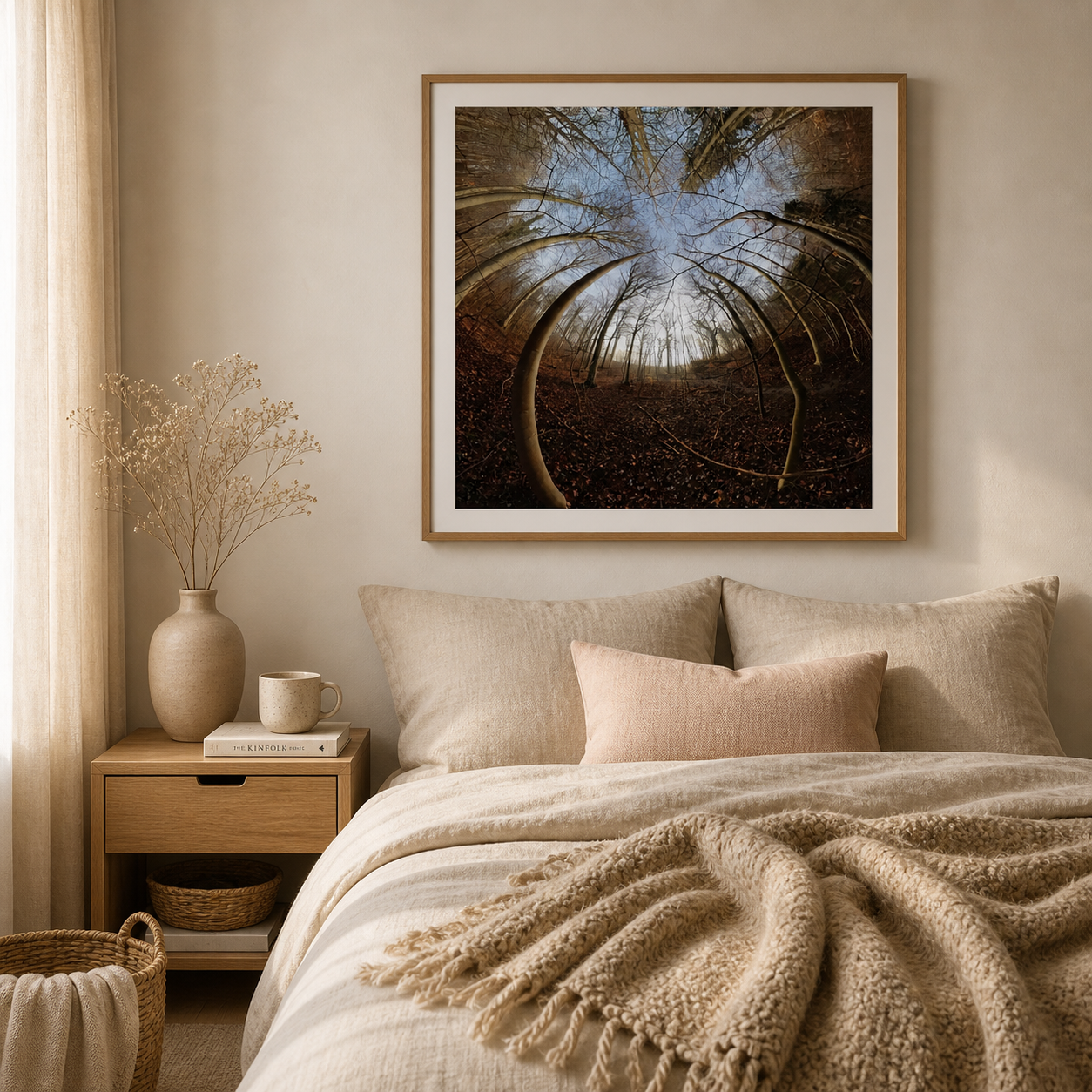 Autumn Forest Portal – Nordic autumn forest art print