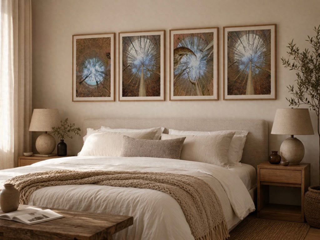 Scandinavian gallery wall with Nordic posters from Dream Poster