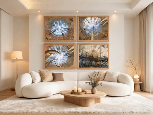 Spring Forest Bundle – Nordic wall art prints in a room