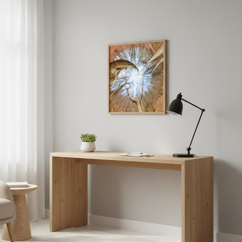 Spiral Tree Poster – Nordic spiral tree art print
