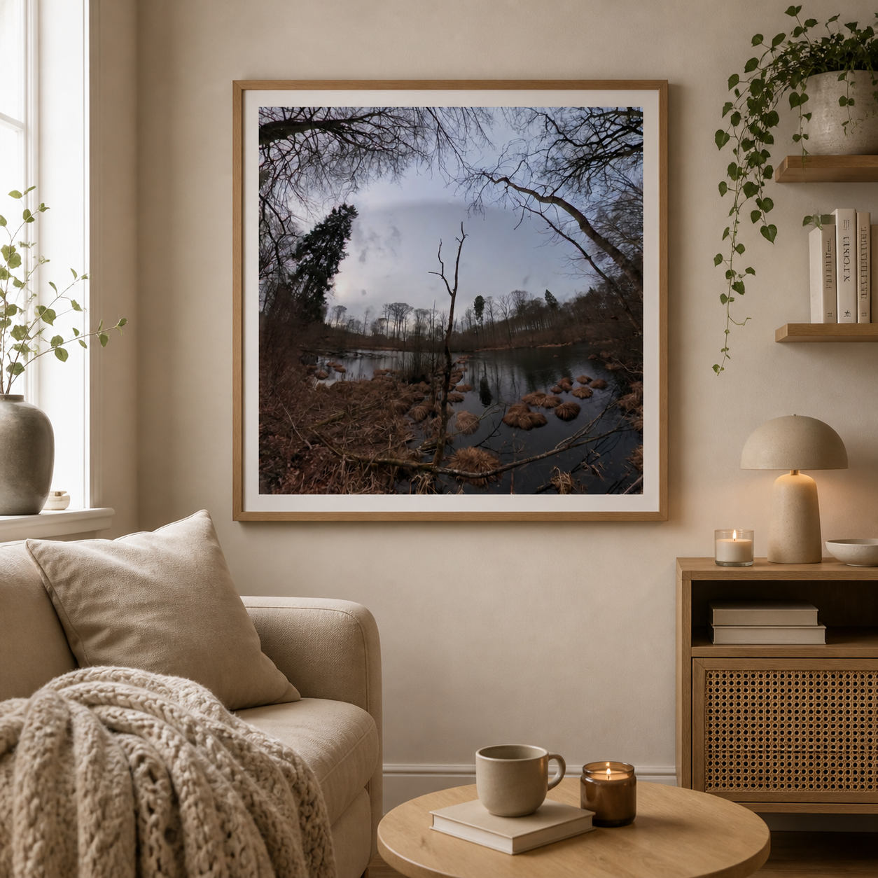 River Stone Portal – Scandinavian nature stone print