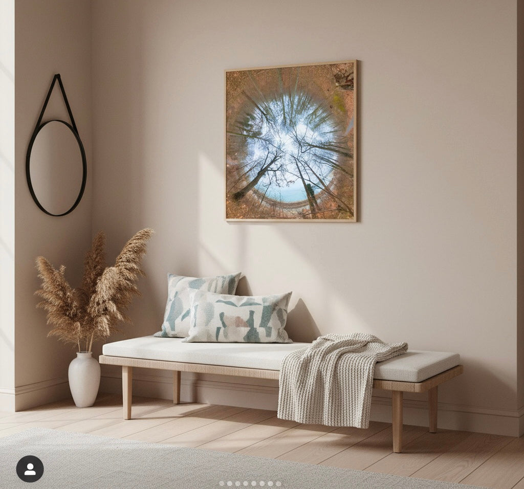 Nordic Arch Poster – Scandinavian landscape wall art